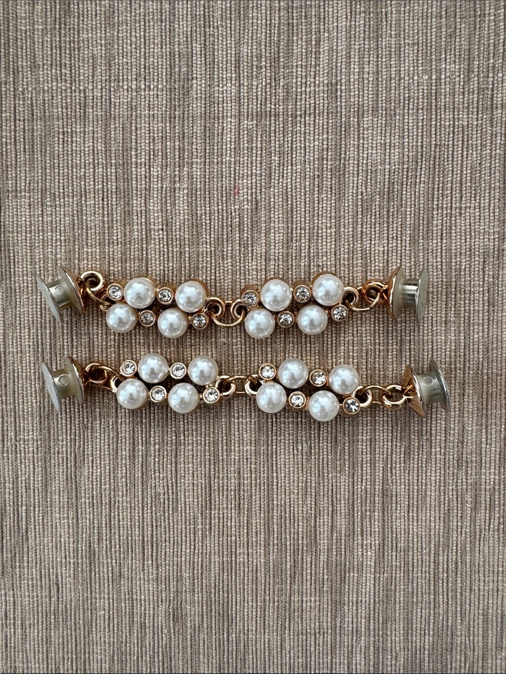 Pearl and Rhinestone Shoe Charms